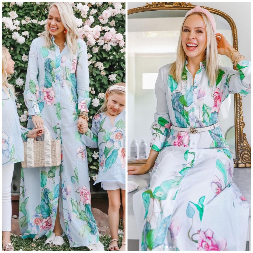 Ala von Auersperg Kathe Cotton Dress in Grandiflora 0